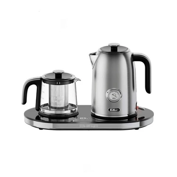 چای ساز کنار هم فلر مدل ts490 با سیستم گرم نگهدارنده اتوماتیک